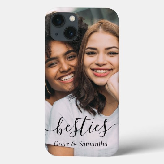 写真パーソナライズされたの最高のBesties Friends Case-Mate iPhoneケース (裏面)