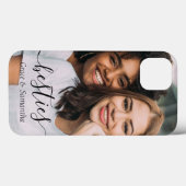 写真パーソナライズされたの最高のBesties Friends Case-Mate iPhoneケース (裏面 (横))