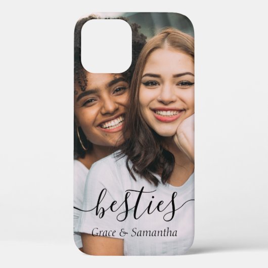 写真パーソナライズされたの最高のBesties Friends Case-Mate iPhoneケース (裏面)