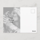 写真パーソナライズされたの結婚ありがとう ポストカード (裏面)