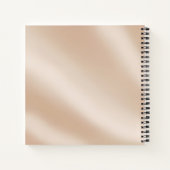 写真パーソナライズされたの結婚スパイラルノート ノートブック (裏面)