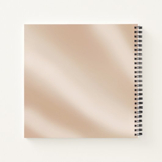 写真パーソナライズされたの結婚スパイラルノート ノートブック (裏面)