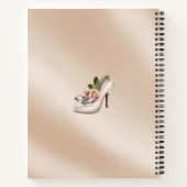 写真パーソナライズされたの結婚スパイラルノート ノートブック (裏面)