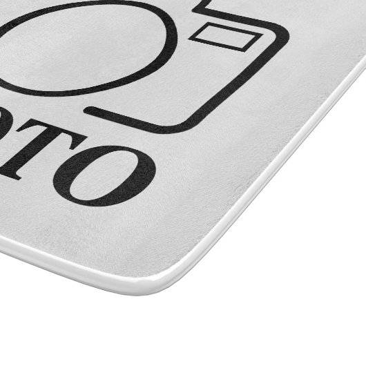 写真パーソナライズされたの結婚可愛モダンい追加エレガント カッティングボード (角)