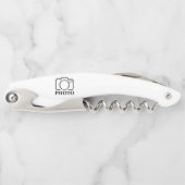 写真パーソナライズされたの結婚可愛モダンい追加エレガント ソムリエナイフ (正面)