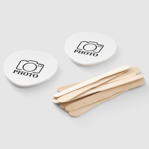 写真パーソナライズされたの結婚可愛モダンい追加エレガント ハンドファン