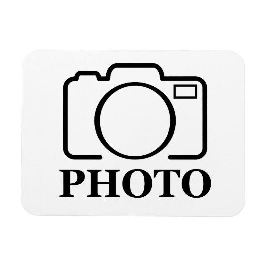 写真パーソナライズされたの結婚可愛モダンい追加エレガント マグネット (横)