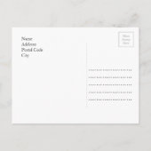 写真パーソナライズされたの結婚式の日付を保存 案内ポストカード (裏面)