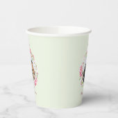 写真パーソナライズされたの結婚新郎新婦のカスタム 紙コップ (左)