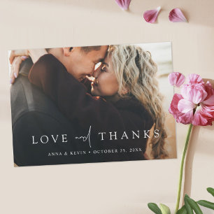 写真パーソナライズされたの結婚Thanks You Magnet