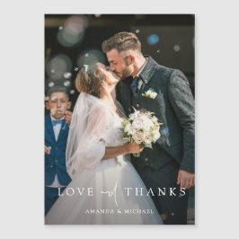 写真パーソナライズされたの結婚Thanks You Magnet