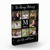 写真パーソナライズされたの記憶を愛するコラージュ フォトブロック (左)