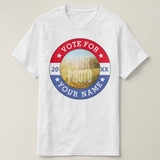 写真パーソナライズされたの選択 Tシャツ (デザイン正面)