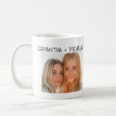 写真パーソナライズされたの飾り コーヒーマグカップ (左)