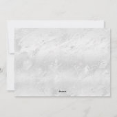 写真パーソナライズされたの4つのファミリ名 シーズンカード (裏面)