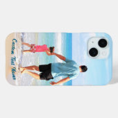 写真パーソナライズされたのiPhoneケース(文字名) Case-Mate iPhoneケース (裏面 (横))