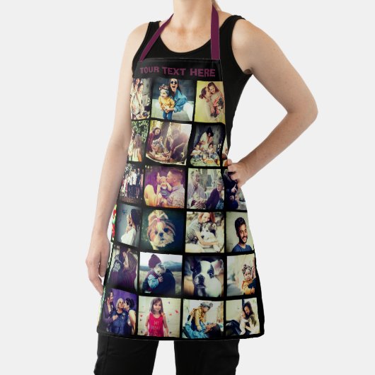 写真パーソナライズされたはこちらTシャツのエプロン エプロン (インサイチュ)