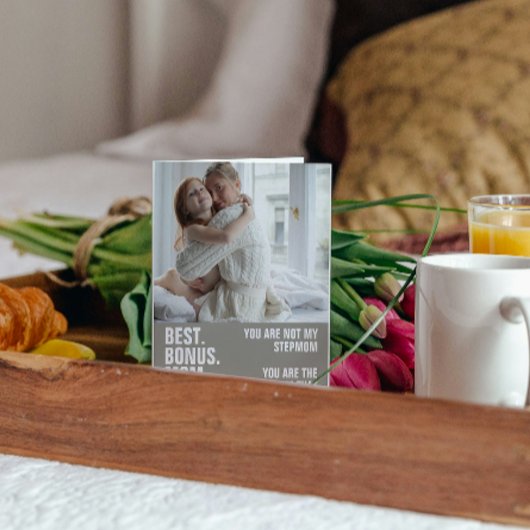 写真パーソナライズされたは上がった母 カード