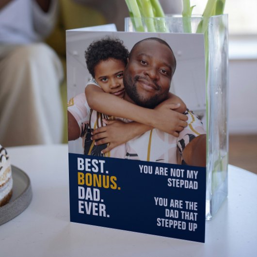 写真パーソナライズされたは上昇したパパ カード