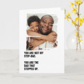 写真パーソナライズされたは上昇したパパ カード (黄色い花)