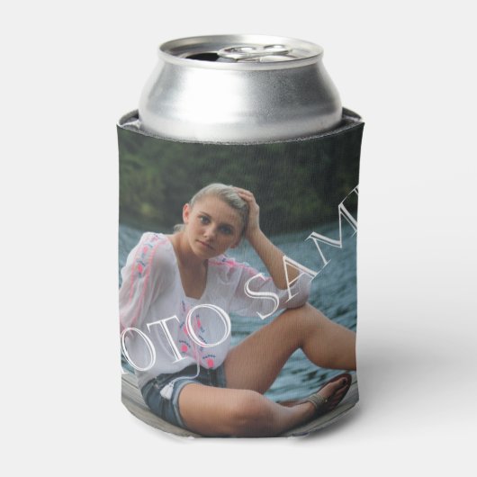 写真パーソナライズされたは涼しい。自分で作れ！ 缶クーラー (缶正面)