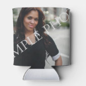 写真パーソナライズされたは涼しい。自分で作れ! 缶クーラー (裏面)