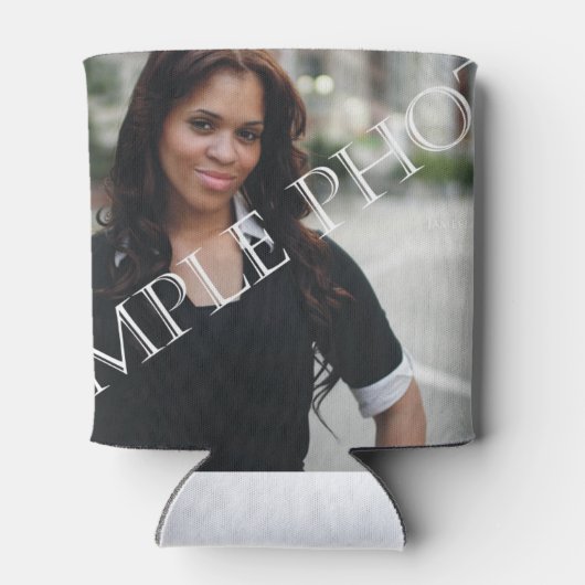 写真パーソナライズされたは涼しい。自分で作れ！ 缶クーラー (裏面)