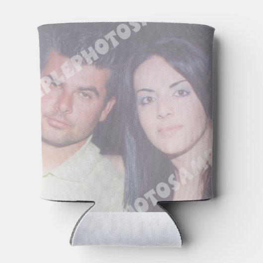 写真パーソナライズされたは涼しい。自分で作れ! 缶クーラー (裏面)