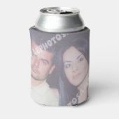 写真パーソナライズされたは涼しい。自分で作れ! 缶クーラー (缶裏面)