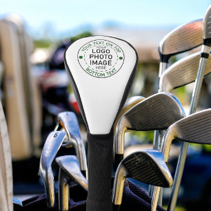 写真パーソナライズされたまたはロゴのカスタム色 ゴルフヘッドカバー