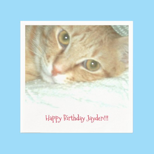 写真パーソナライズされたまたは画像、メッセージ紙ナプキンス スタンダードカクテルナプキン