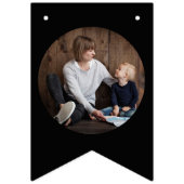 写真パーソナライズされたを添えた誕生日バウンディング バンティングフラッグ (第2の旗)