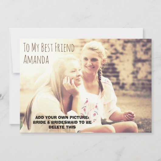 写真パーソナライズされたを自分にする 招待状 (正面)