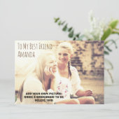 写真パーソナライズされたを自分にする 招待状 (スタンド正面)