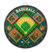 写真パーソナライズされたを野球に ダーツボード (正面)