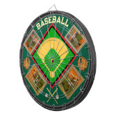 写真パーソナライズされたを野球に ダーツボード (正面右)