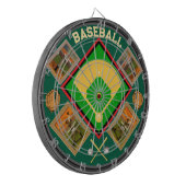 写真パーソナライズされたを野球に ダーツボード (正面左)