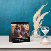 写真パーソナライズされたを黒い枠で文字 フォトプラーク (インサイチュ)