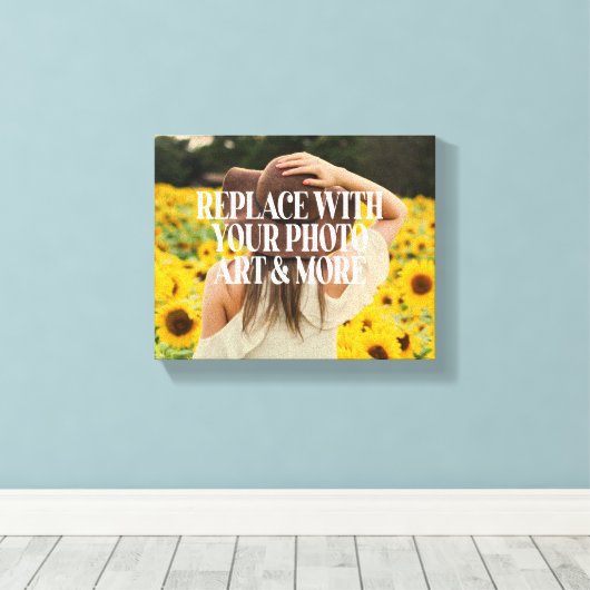 写真パーソナライズされたアート作成カスタム追加 キャンバスプリント (インサイチュ (ウッドフロア))