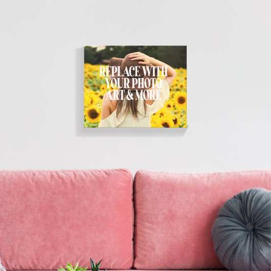 写真パーソナライズされたアート作成カスタム追加 キャンバスプリント (インサイチュ (リビング))