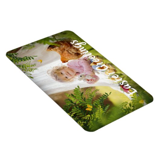 写真パーソナライズされたイースターマグネット マグネット (右側)