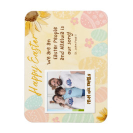 写真パーソナライズされたイースター マグネット