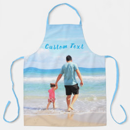写真パーソナライズされたエプロン付きカスタム文字 エプロン
