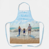 写真パーソナライズされたエプロン付きカスタム文字 エプロン (正面)