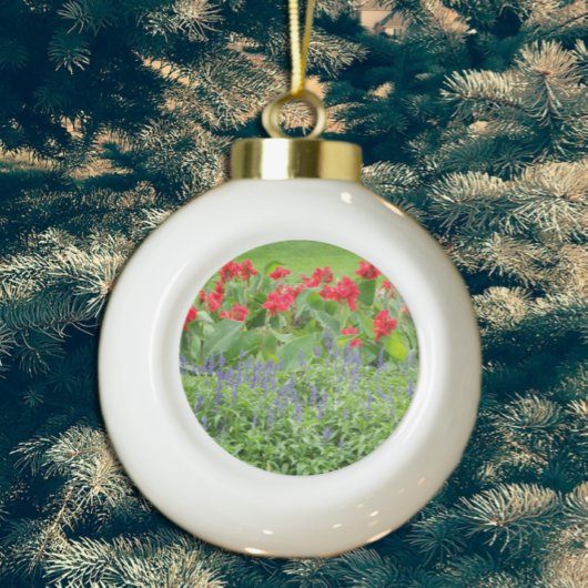 写真パーソナライズされたオーナメント セラミックボールオーナメント