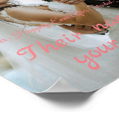 写真パーソナライズされたカスタマイズポスタープリント ポスター (角)