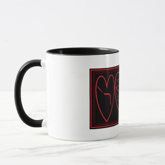 写真パーソナライズされたカスタマイズ付きコーヒーマグ マグカップ (左)