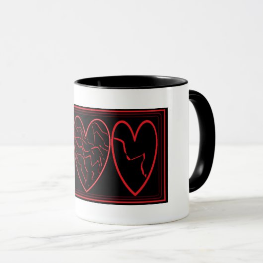 写真パーソナライズされたカスタマイズ付きコーヒーマグ マグカップ (正面右)