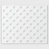 写真パーソナライズされたカスタム包装紙30 ラッピングペーパー (フラット)