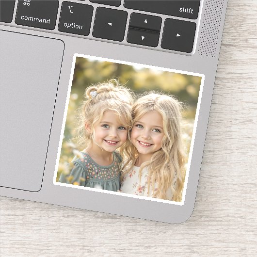 写真パーソナライズされたカスタム家族の写真シール シール (詳細)